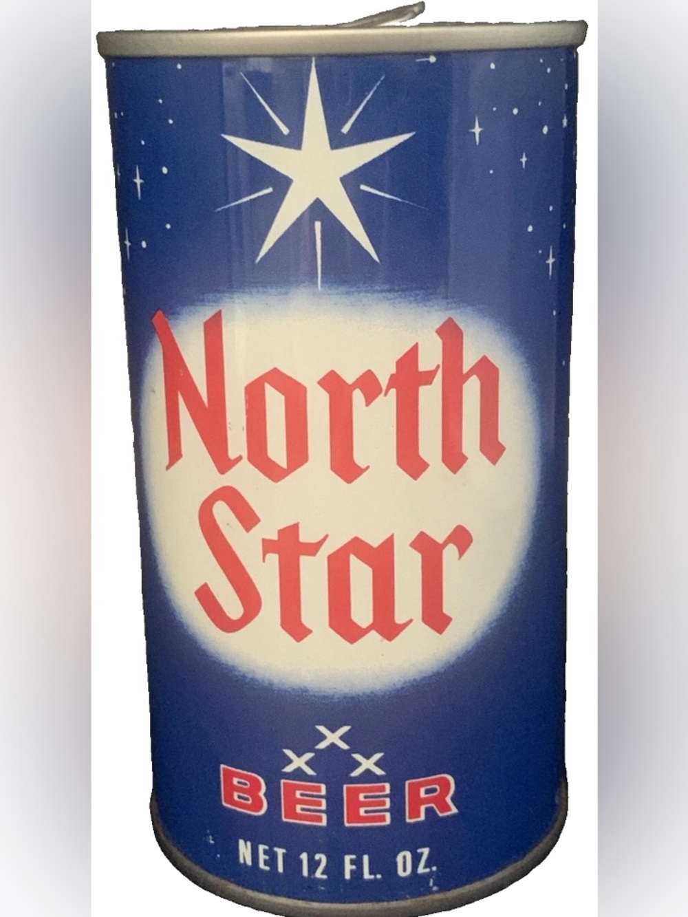 Vintage Beer Can North Star Beer Tab Empty Steel Can Cold Spring Brewing